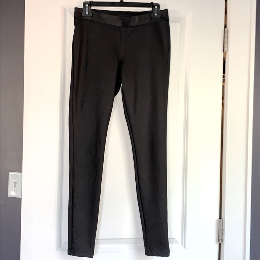 Express faux leather leggings